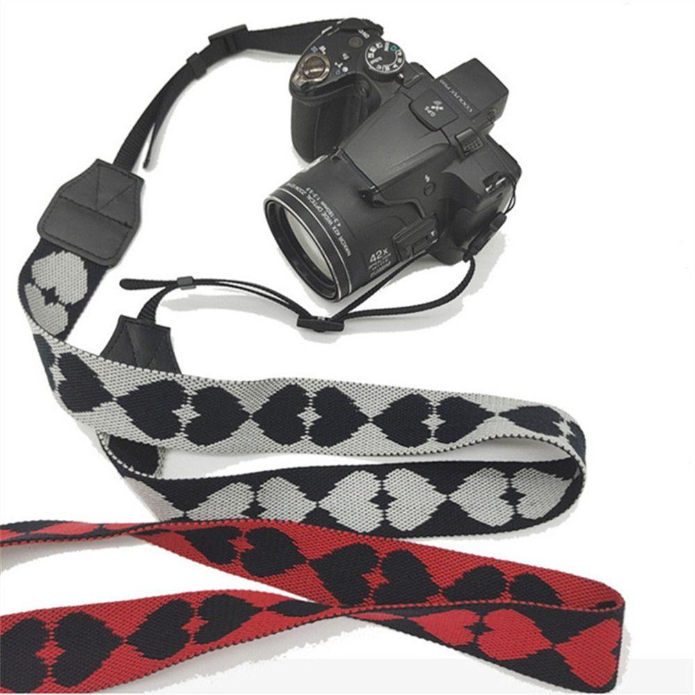 Love Heart Camera Neck Belt Adjustable Camera Shoulder Strap Photographic Equipment SLR Camera