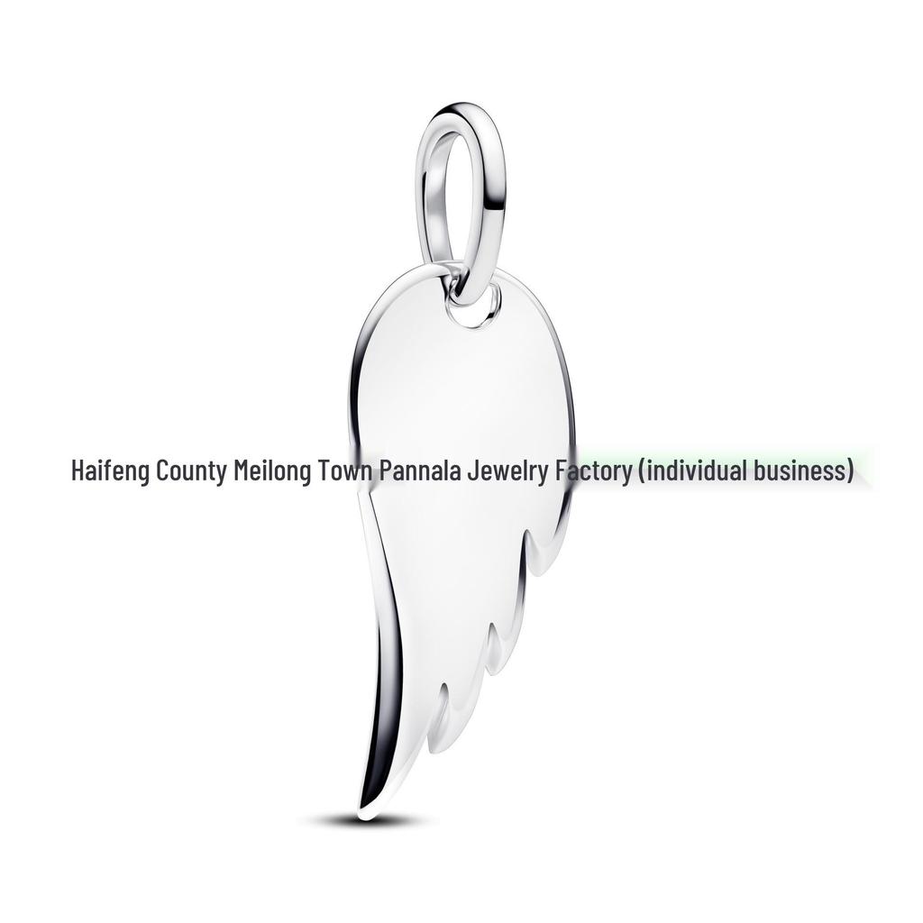 Charm Pan in Rame Bianco Placcato Argento S925 per Braccialetti Fai da Te