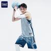 Haimengde Men's Breathable Basketball Jersey Set