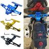 Motorcycle License Plate Bracket Aluminum Alloy Plate Motorcycle License Holder Number Plate Mount Rack Motorcycle Accessories
