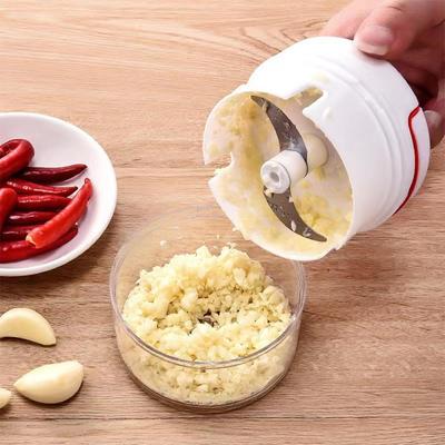 Mini Garlic Cutter Multifunctional Garlic Pounder Manual Garlic Puller Meat Grinder Food Chopper Kitchen Tools