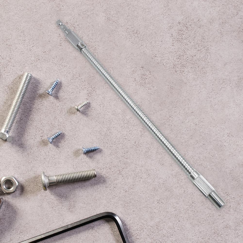 200/300mm Length Flexible Extension Bar 1/4 Hex Shank Flexible Drill Bit Extension Hex Shank Quick Flexible Drill Bit Extension