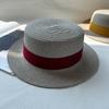 New Hat Women's Spring and Summer Flat Top Top Hat Adjustable French British Sunshade Sunscreen Travel Versatile Seaside