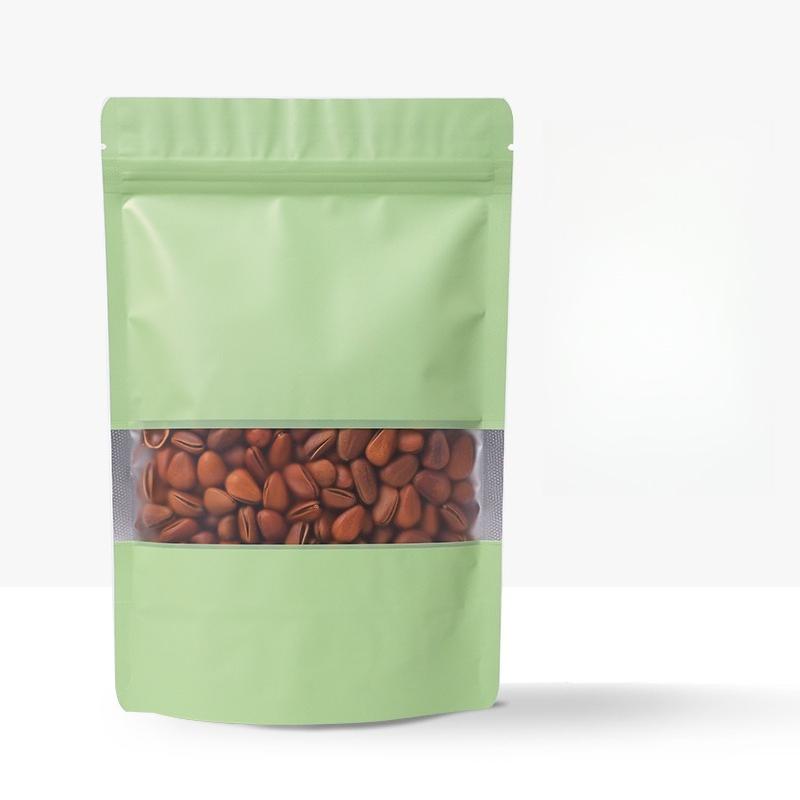 Colored Aluminum Foil Self-supporting Self Sealing Pouch Moisture Proof and Light Proof Sealed Packaging Bag Snack Multi-purpose Sealed Pocket