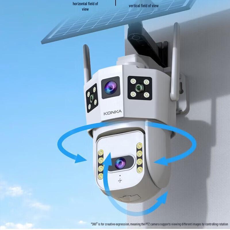 KONKA 4G Solar PTZ Security Camera