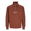 Jack And Jones Mens Originals Studio Half Zip Sweatshirt