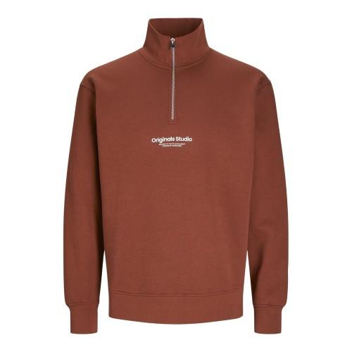 Jack And Jones Mens Originals Studio Half Zip Sweatshirt