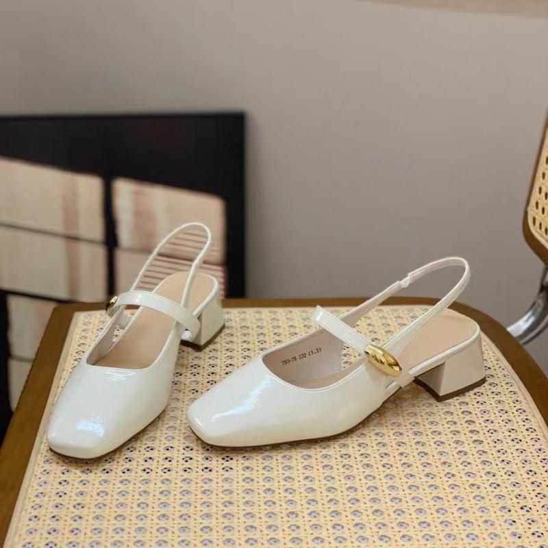Summer Casual Lightweight Platform Sandals for Women Comfortable with Dresses Open-Heel High Heels Sweet Mary Jane Shoes
