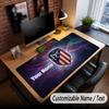 Large Mouse Pad Atletico Madrid FC Print Custom Name Text Desk Mat for Office Gaming