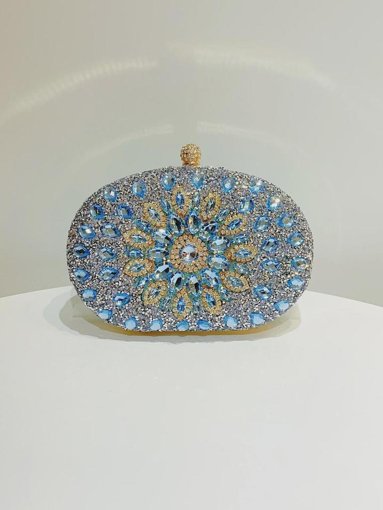 Europäische und amerikanische Retro-Clutch mit Diamanten: Elegante Prinzessinnen-Handtasche für Bar, KTV-Party oder Abendessen.