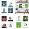 2/4Pcs Large Christmas Kitchen Towels Absorbent Cleaning Dish Towels  Party Supplies