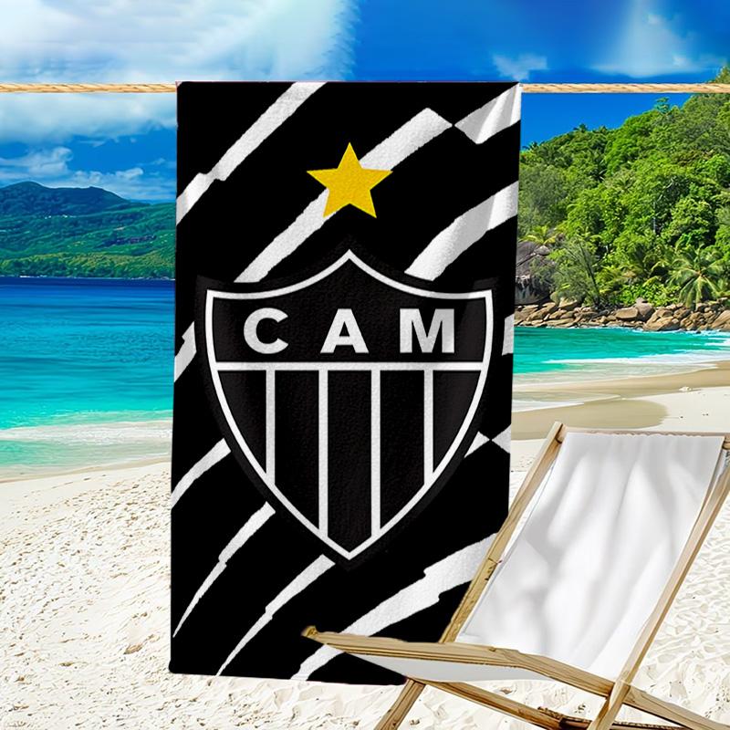 Liebe für Atlético Aufgedrucktes Strandtuch, Superweiche Mikrofaser, Perfektes Geschenk Geburtstag, für Pool, Strand, Reisen, für Familie und Freunde