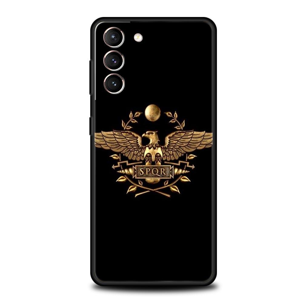 Roman Empire Emblem Phone Case For Samsung Galaxy S25 Edge S24 S23 S22 S20 Ultra S21 FE 5G S10 Plus Soft TPU Cover