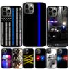 Police Phone Case Cover For iPhone 17 Air 15 16 11 13 14 Pro Max 12 Plus Max Fundas