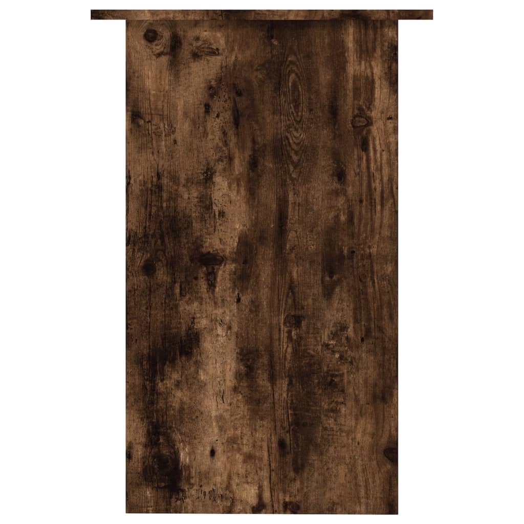 Vidaxl Biurko, Przydymiony Dąb, 90X50X74 Cm, Materiał Drewnopochodny