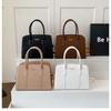 Faux-Leder-Tragetasche für Damen, Koreanischer Stil Achseltasche, Geräumige Pendler-Schulterhandtasche