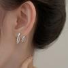 Irregular Geometrrings For Women Retro French Earrings Design Simple Temperament Senior Fashion Jewelry Gift