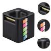 5 In 1 Sticky Note Holder Dispenser Memo Rolls Desktop Storage Index Tabs for Students
