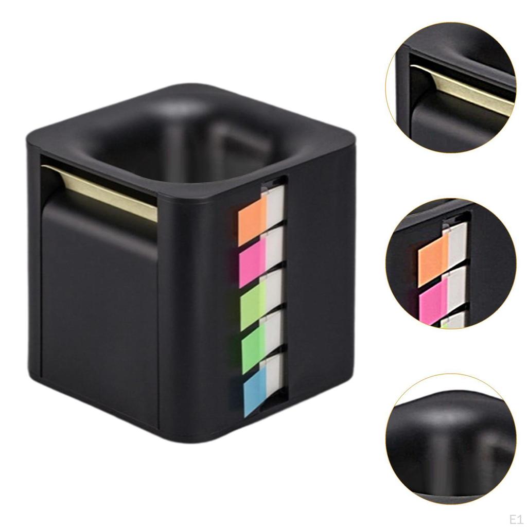 5 In 1 Sticky Note Holder Dispenser Memo Rolls Desktop Storage Index Tabs for Students