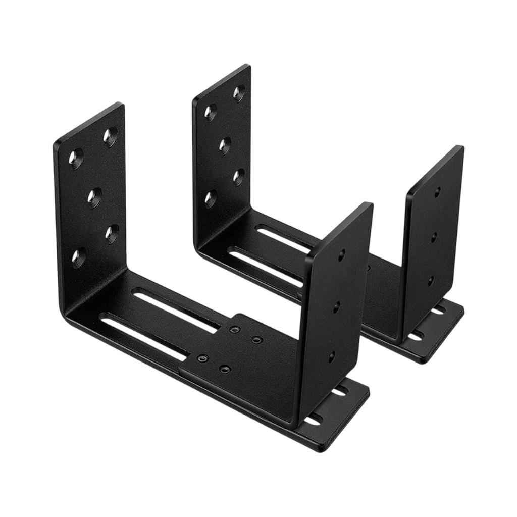 Adjustable Door Baffle Reinforcement Frame - Heavy-Duty U-Shaped Safety Rod Bracket for Home Door Security, -Pry Door Safety Support Holder