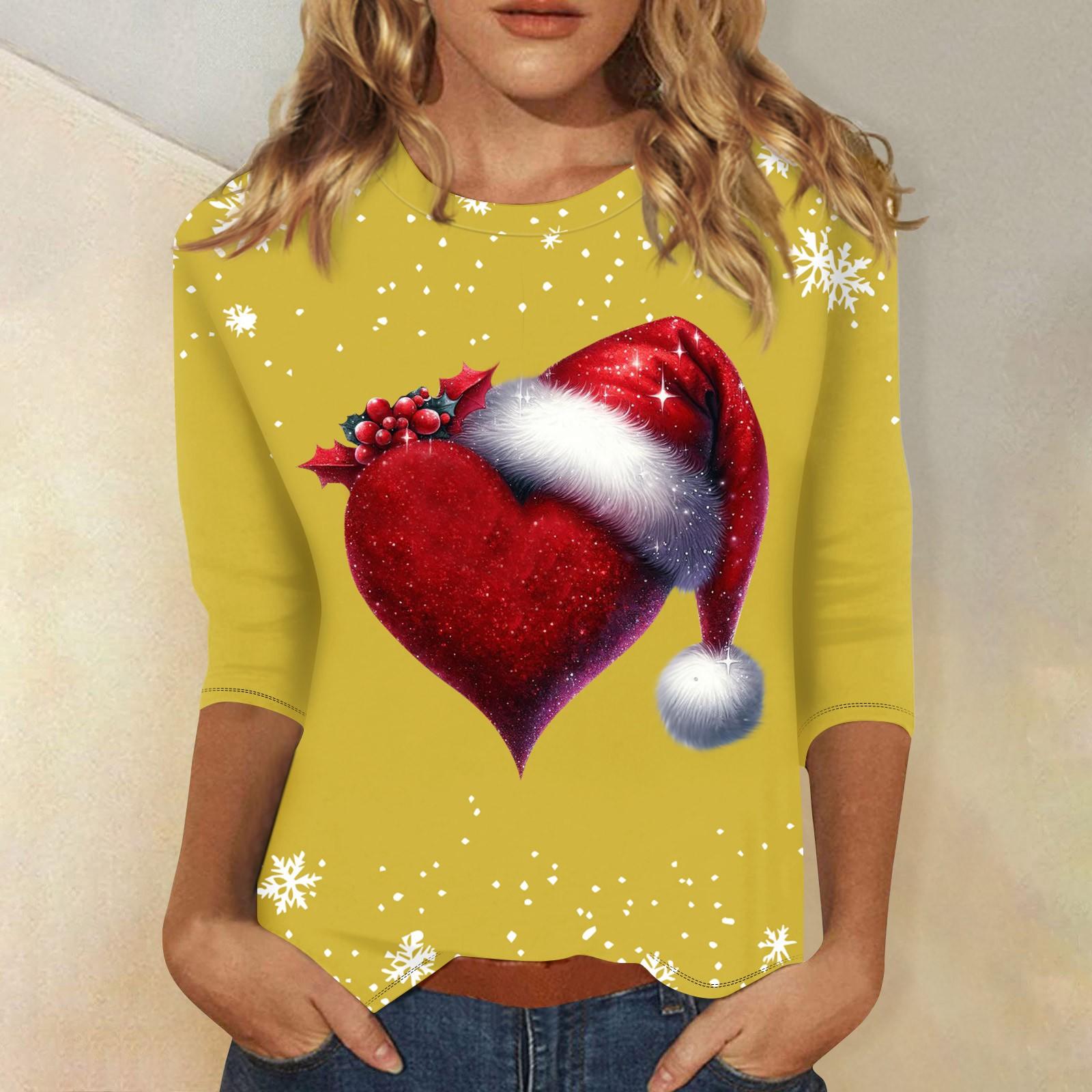 

Женский модный повседневный пуловер с рукавами 3/4 и воротником-стойкой XXL жёлтый