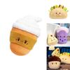 Creative Cartoon Snack And Beverage Little Rabbit Plush Pillow Sofa Cushion Stuffed Toy For Girls