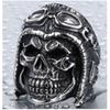 Exaggerated Skull Large Ring Men's Index Finger Wide Ring Pilot Ring