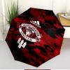 Manchester United F.C Print Automatic Open Close Umbrella, Portable Foldable Umbrella, for Outdoor Commute Camping Trip, Ideal Birthday Gift