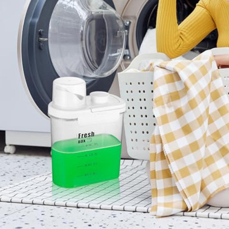 Airtight Kitchen And Laundry Storage Container With Double Sealing Lids And Ergonomic Handle Kitchen Storage Bin