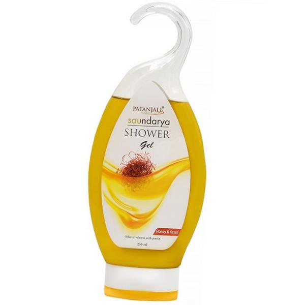 

Shower Gel Honey and Saffron, Saundarya Shower Gel, Patanjali 250ml (43635025) 250ml