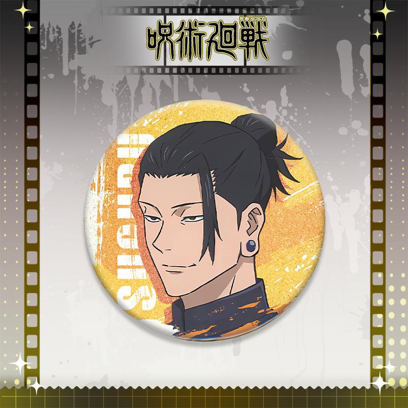 Jujutsu Kaisen Anime Badges Full Character Set Gojo Satoru Suguru Geto Tin Alloy Pins Anime Merchandise Collectible Pins Pet 58