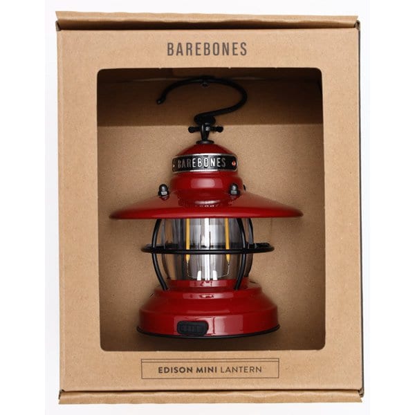            Barebones Living 20230009004000 [Barebones Living Mini Edison Lantern Led Red]