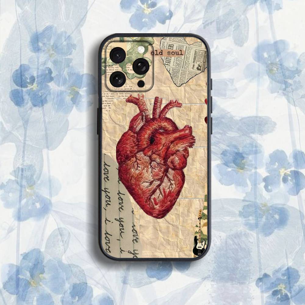 

Human A-AnatomyS M-Medical Phone Case For iPhone 17,16,15,14,13,12,Pro,Max,Plus,E,SE4,Air,Mini Black Soft Box iPhone12
