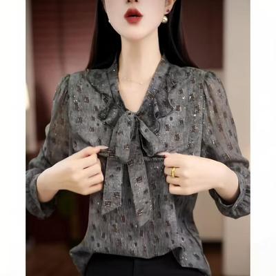 Stylish Spring/Summer 2026 V-Neck Versatile Women's Slimming Base Layer Shirt