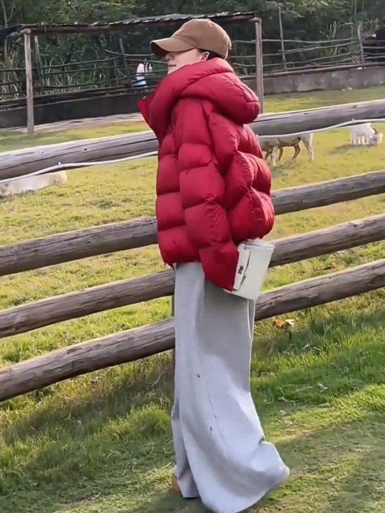 Women's 2025 New Style Short Winter Cotton-Padded Jacket: Stylish, Thickened, Petite Down Coat.