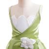 [Dressy Daisy] Toddler Girl Frog Princess Costume Cosplay Dress Set Kids Princess Magic Kiss Fancy Dress Halloween Accessories Included Size 8-10