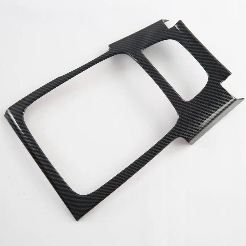 Für MG ZS 2018      2024 ABS Kohlefaser Schwarz Innenraum Schalthebel Panel Abdeckung Zierleiste Auto Styling Zubehör