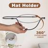 ABWR-Cowboyhutständer Wandmontiert 360 Drehung Westernhut Aufbewahrung Baseballkappe Für Schrank Damen Zuhause Zimmer Schlafzimmer Mantel