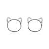 Minimalist Fashion Stud Earrings For Women Students Personalized Versatile Daily Wear Jewelry Accessories