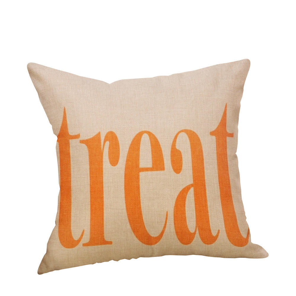 Halloween Cases Linen Sofa Cushion Cover Home Decor