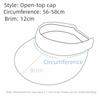 Breathable Foldable Sun Hat Adjustable Empty Top Sun Hat Durable Straw Sun Visors  Beach