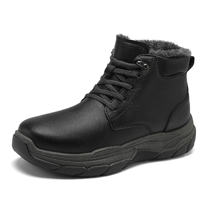 Winter new snow boots outdoor fashion leisure sports warm men's shoes winter wear-resistant cotton boots men