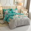 White Daisy Floral Duvet Cover Set Fresh Flowers Printed Skin-friendly Soft Queen Size Bedding Set Quilt Cover with Pillowcases