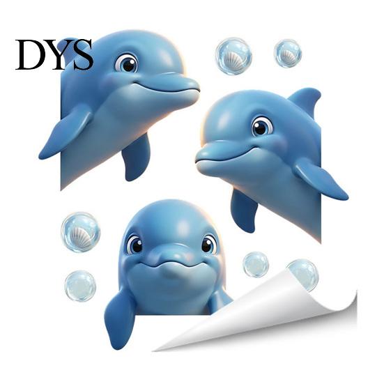 Repositionable Window Sticker under The Sea Mermaid Clings Ocean Animal Whale Turtle Octopus Static Cling Decal Seahorse Anti-Collision Glass