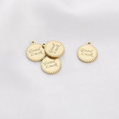 10mm Mosiężne Zawieszki Zawieszka Szczęścia do Kolczyków Bransoletki Naszyjnika DIY Tworzenia Biżuterii