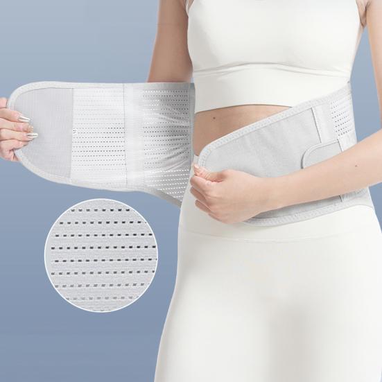 Breathable Back Support Brace, Adjustable Waist Wrap for Lower Back Pain Relief, Herniated Disc, Lumbar Compression Belt for Sports, Fitness