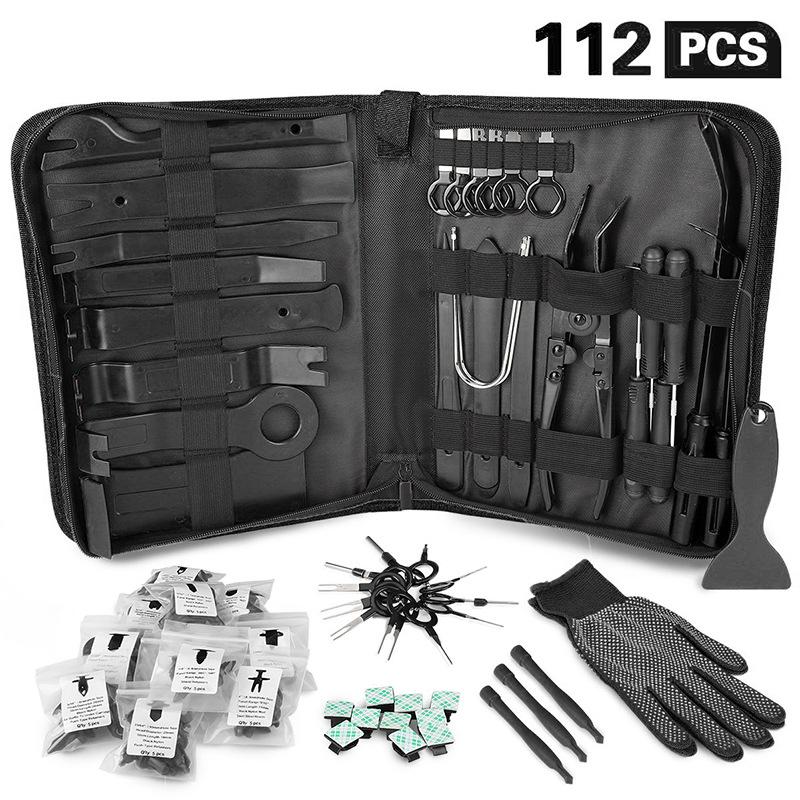 Zestaw narzędzi do modyfikacji wnętrza i audio samochodu – 5/19/40/330 sztuk