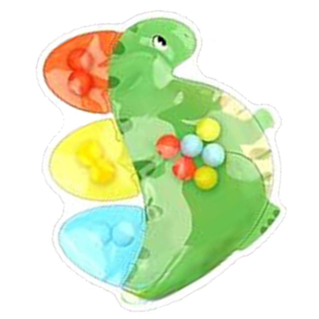 Dinosaur Color Sorting Sensory Squeezable Toy For Toddler Emotional Learning Educational Matching Game Stress Relief