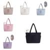 Borsa Tote Casual da Donna in Nylon con Cerniera Custodia per Laptop per Viaggi e Uso Quotidiano