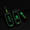 For VOLKSWAGEN VW Zinc Alloy+Silicone Car Key Bag Smart Remote Keychain For Volkswagen VW Touareg 2018 2019 2020 2021 2022 Keyri